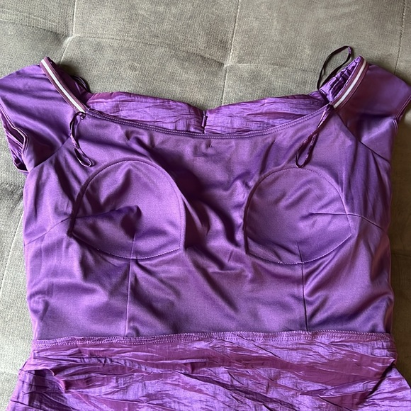 Women’s purple formal blouse size XL - Picture 8 of 11
